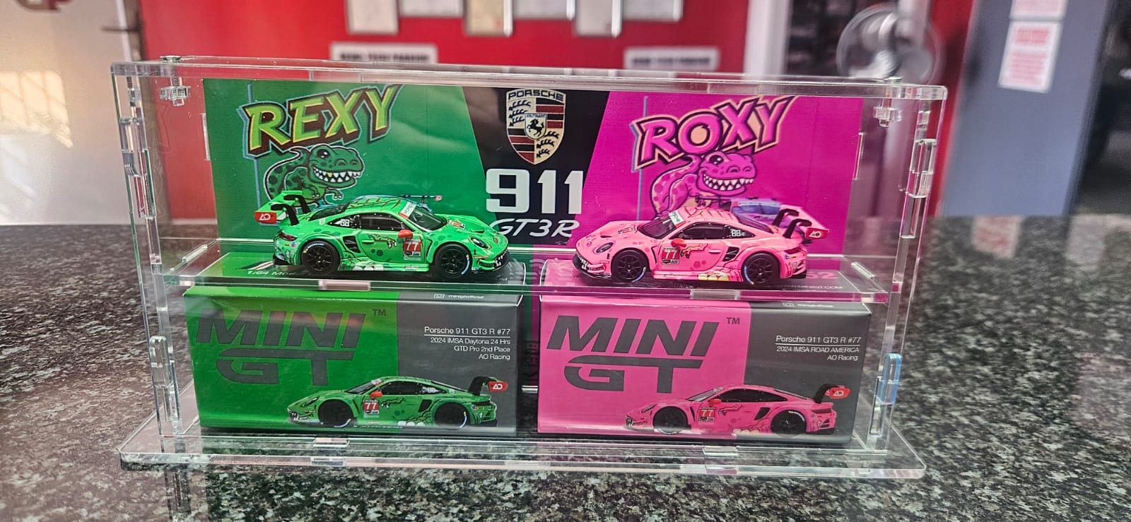 MiniGT Rexy & Roxy 2Tier Acrylic Display - Image 5