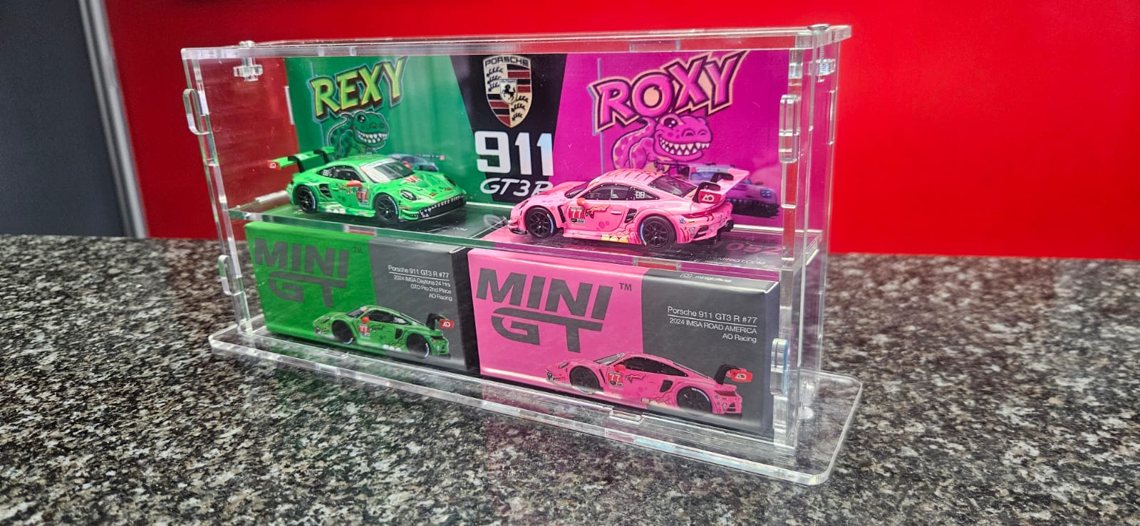 MiniGT Rexy & Roxy 2Tier Acrylic Display - Image 4