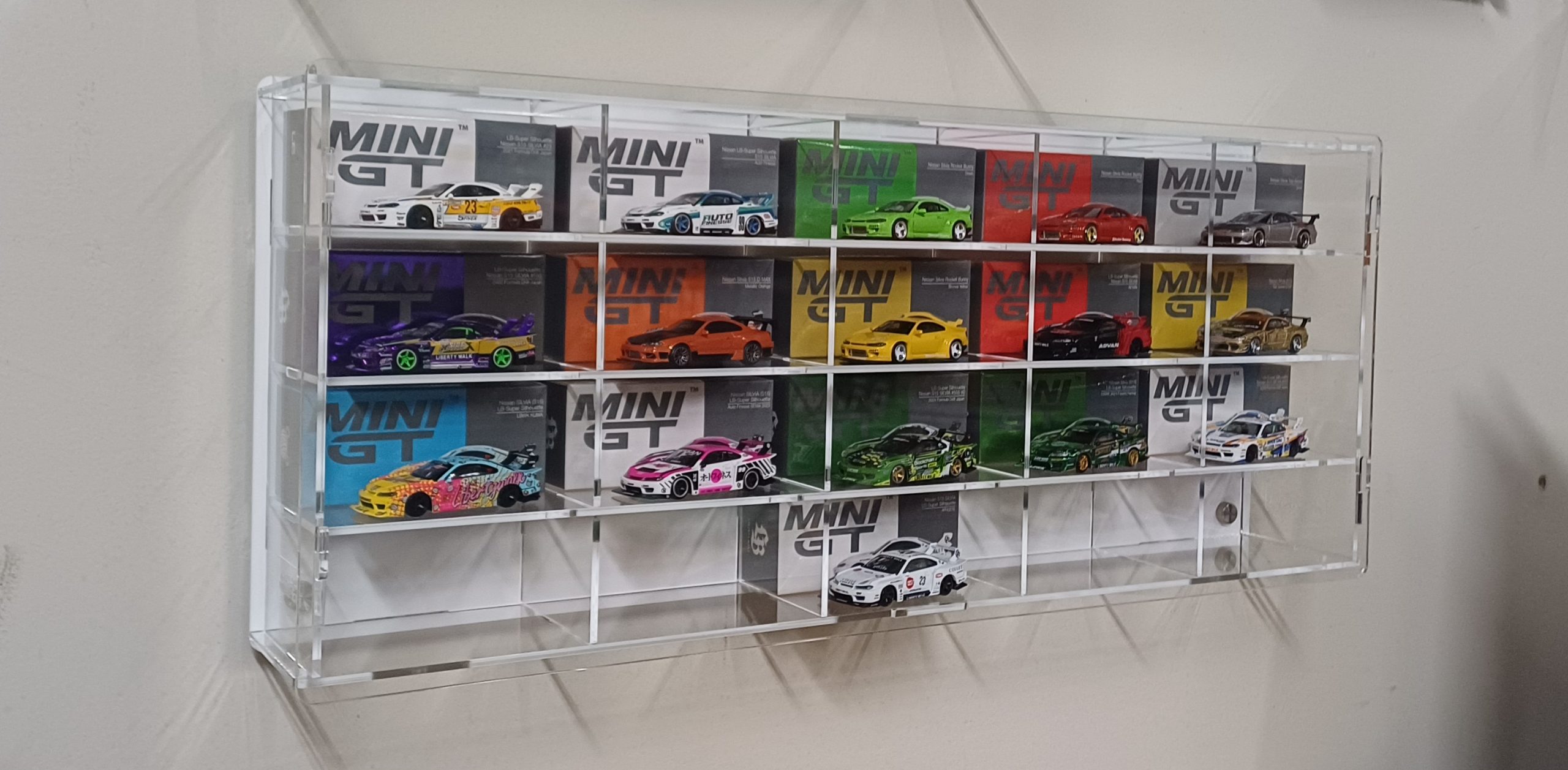 Mini GT Premium 20-Car Acrylic Display - Perfect Scale Hobbies